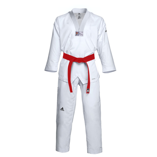 Adidas Taekwondodräkt Adi-Fighter Eco vit krage