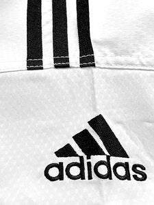 Adidas Taekwondodräkt Adi-Fighter Eco 3-stripes svart krage