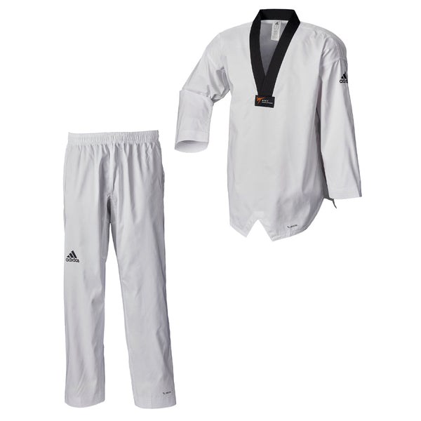 Adidas Taekwondodräkt Adi-Fighter Eco svart krage