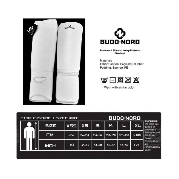 Budo-Nord Ben/Vrist skydd Standard