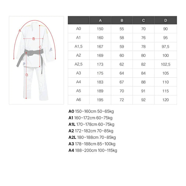 Adidas BJJ-dräkt Challenge 2.0 Svart