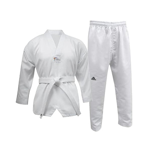 Adidas ADI-CLUB Taekwondo vit krage
