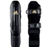 Adidas Kick-Boxing Shin & Instep Pad Black/Gold