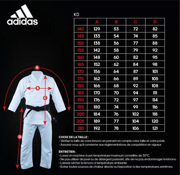 Adidas Karatedräkt Adizero K0 3.0 Vit-Svart