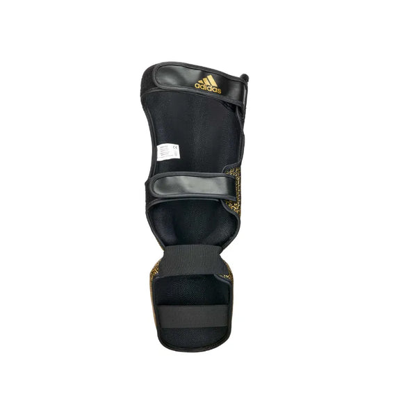 Adidas Ben-Vristskydd Pro Kickboxing Svart-Guld