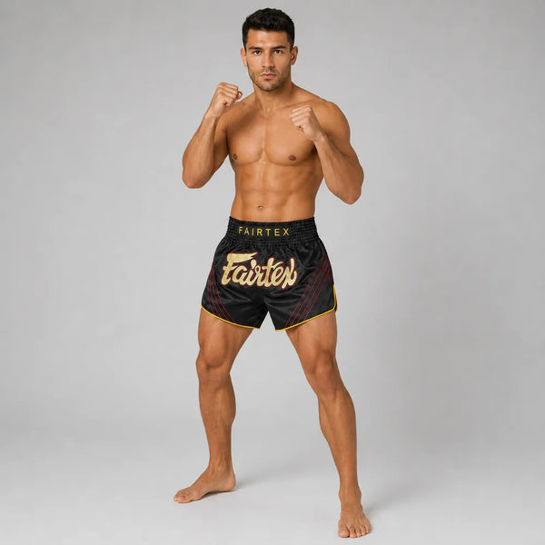 Fairtex Thaishorts Mr X Svart