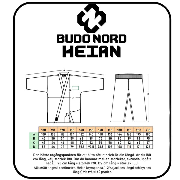 Budo-Nord karatedräkt JKA Heian