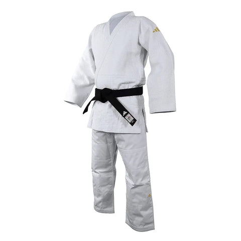 Adidas Judodräkt Champion 3 Regular fit Vit/Guld