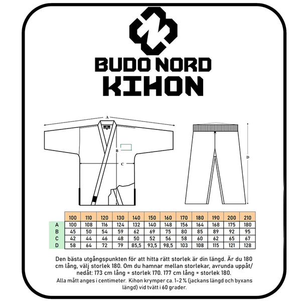 Budo-Nord Karatedräkt Kyokushin Kihon