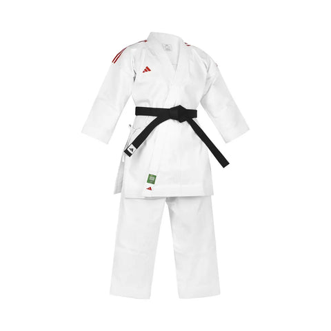 Adidas Karatedräkt Shori Kata Vit-Röd