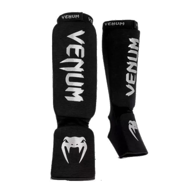 Venum Kontact Ben/vristskydd Svart/Silver