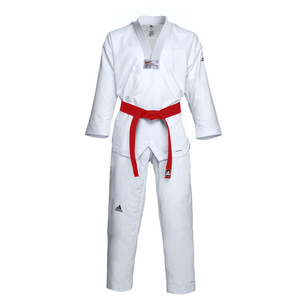 Adidas Taekwondodräkt Adi-Fighter Eco vit krage