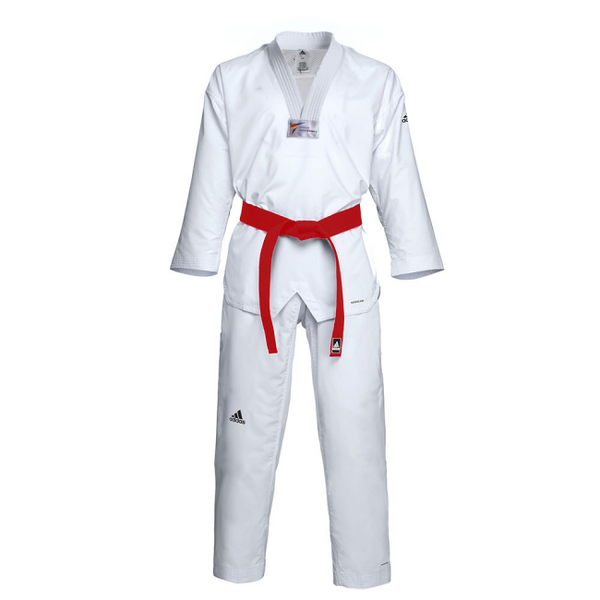 Adidas Taekwondodräkt Adi-Fighter Eco vit krage