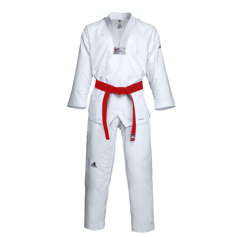 Adidas Taekwondodräkt Adi-Fighter Eco vit krage