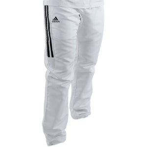 Adidas overallsbyxa vita med svarta ränder