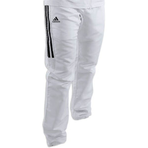 Adidas overallsbyxa vita med svarta ränder